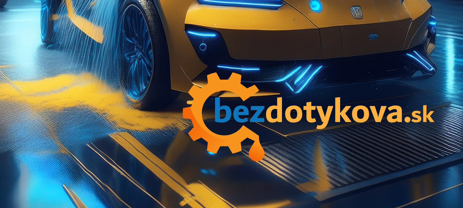 Autoumývareň. Žlté auto. Logodizajn.