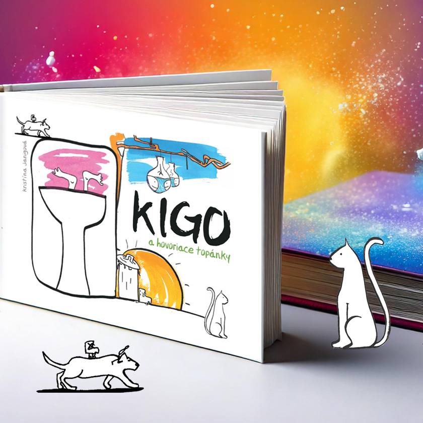 "Kigo" and Talking Shoes, Graphic Design, Book Publication, and Book Illustration.