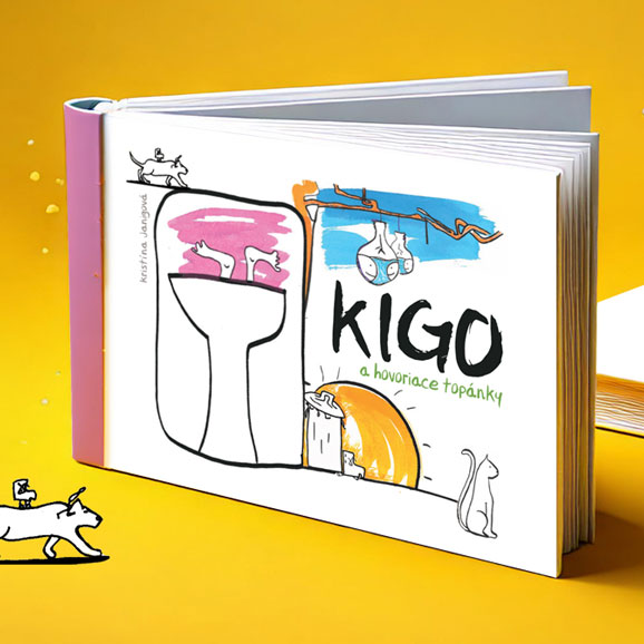 "Kigo" and Talking Shoes, Graphic Design, Book Publication, and Book Illustration.