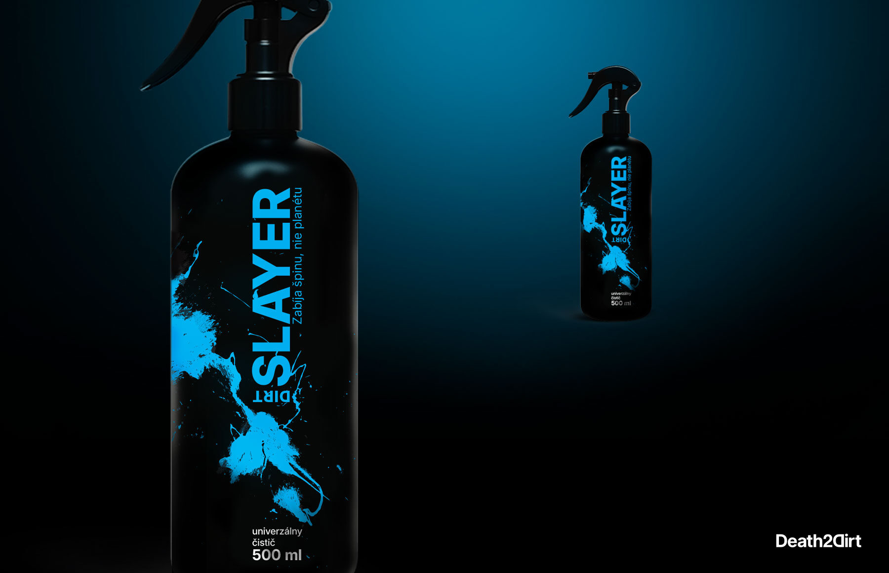 Death2Dirt, branding značky zo segmentu čistiacich produktov