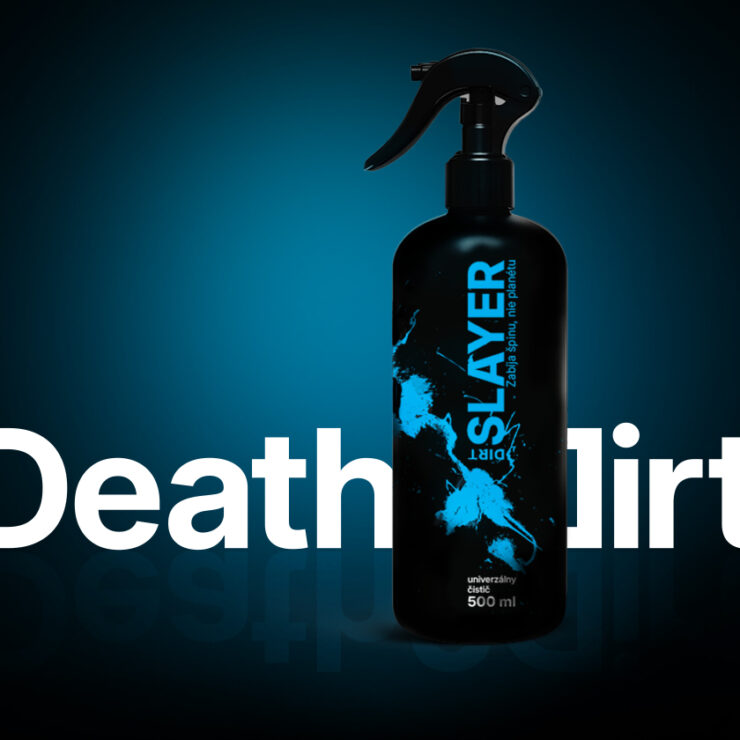 Death2Dirt, branding značky zo segmentu čistiacich produktov