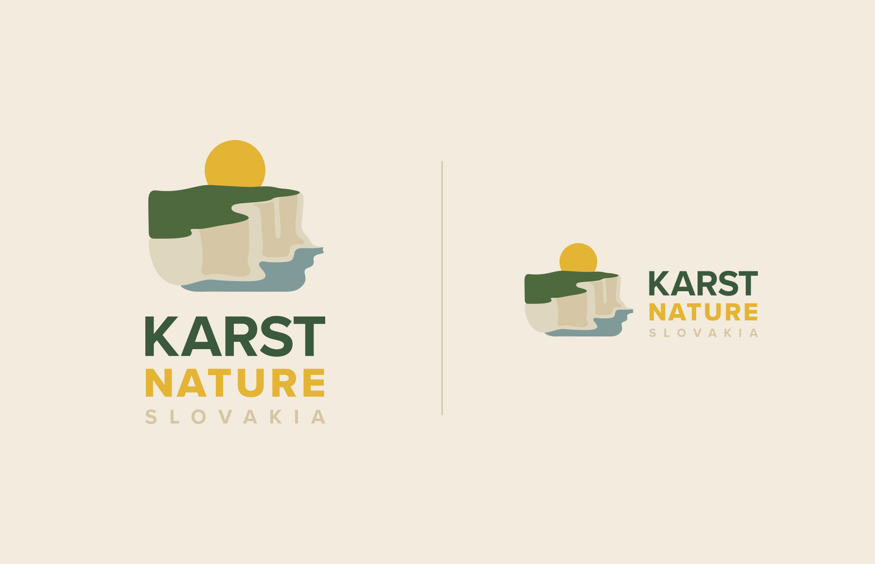 Vituálny identita, koncept brandingu a orientačného systému pre prírodné lokality