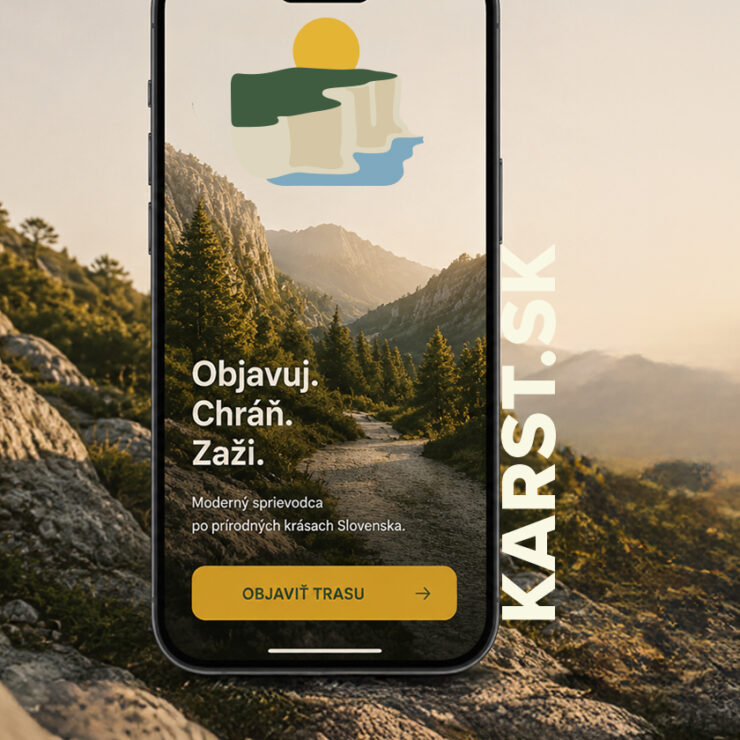 Vituálny identita, koncept brandingu a orientačného systému pre prírodné lokality