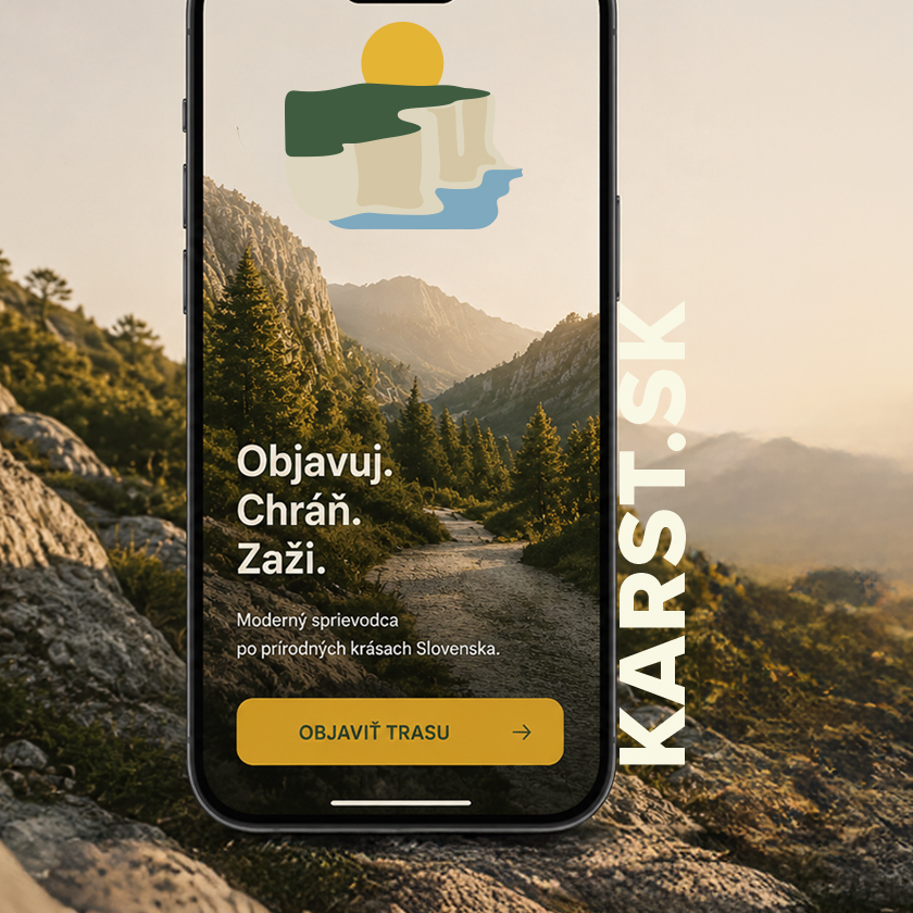 Vituálny identita, koncept brandingu a orientačného systému pre prírodné lokality