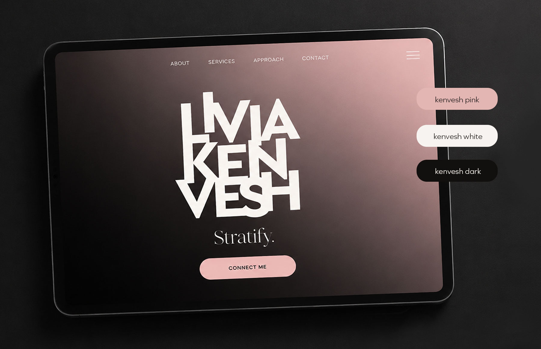 Personal brand logo a webdizajn
